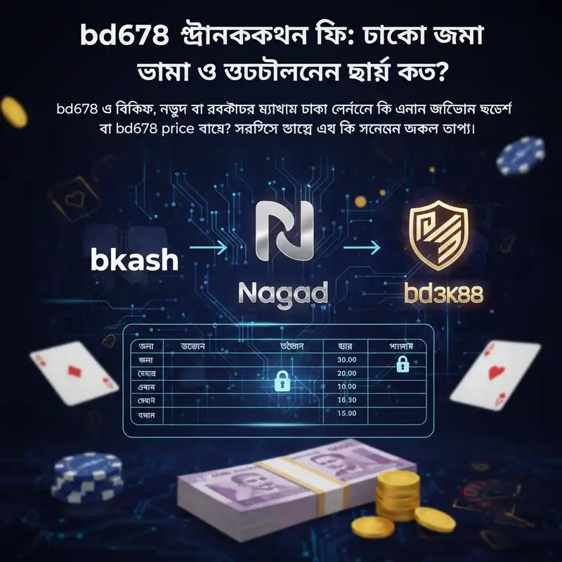 bd678 ট্রানজেকশন ফি এবং চার্জ গাইড